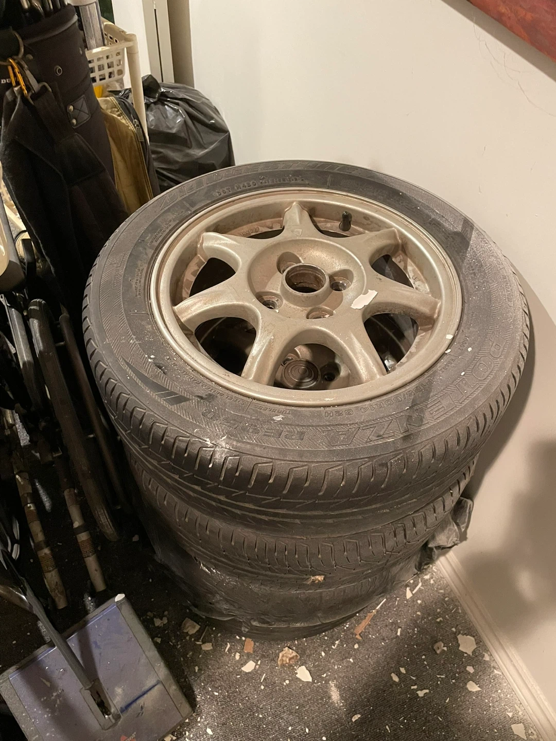 Bridgestone Potenza Tires with Rims
