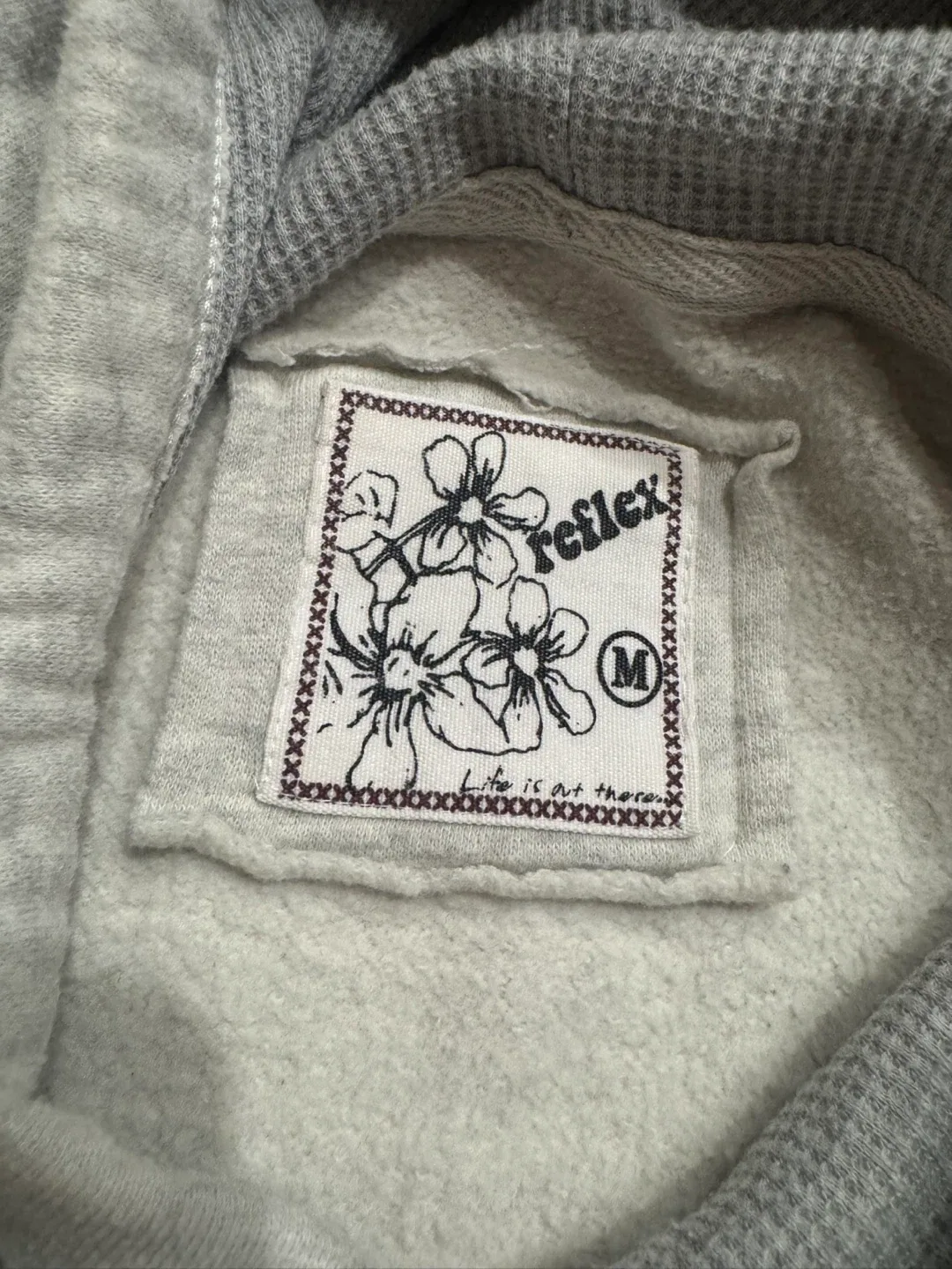 Reflex Cali Love Hoodie Grey - size M - fleece inside - photo 3