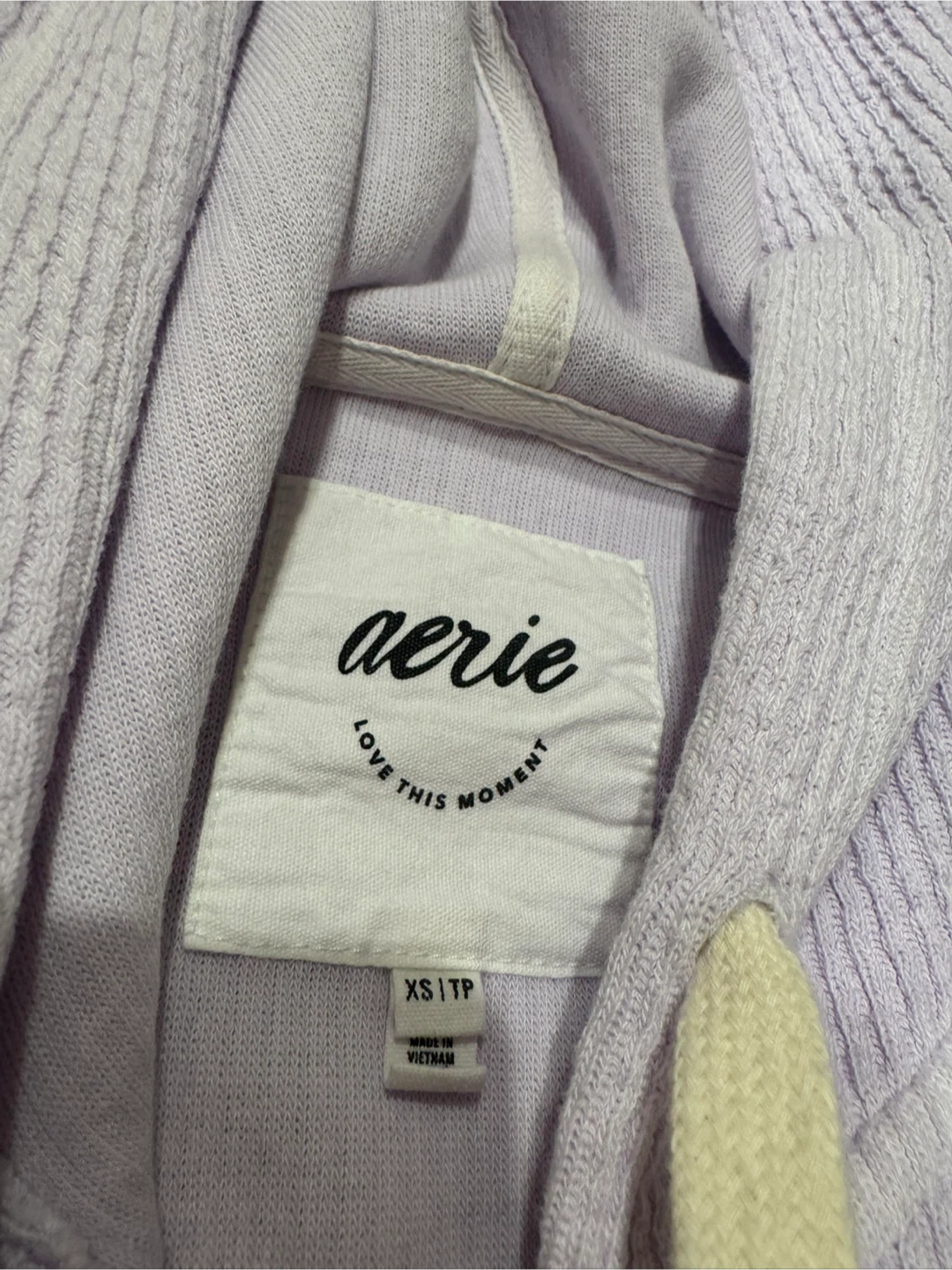 Aerie Waffle Knit Full-Zip Hoodie - photo 2