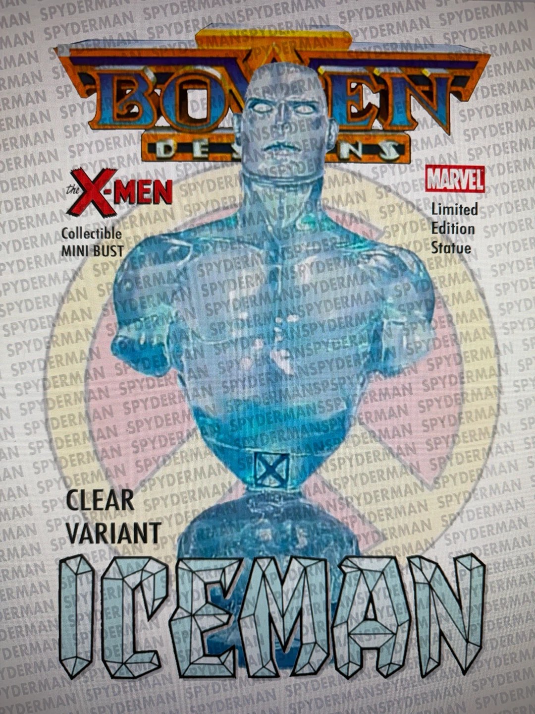 Bowen Designs X-Men Iceman Clear Variant Mini Bust