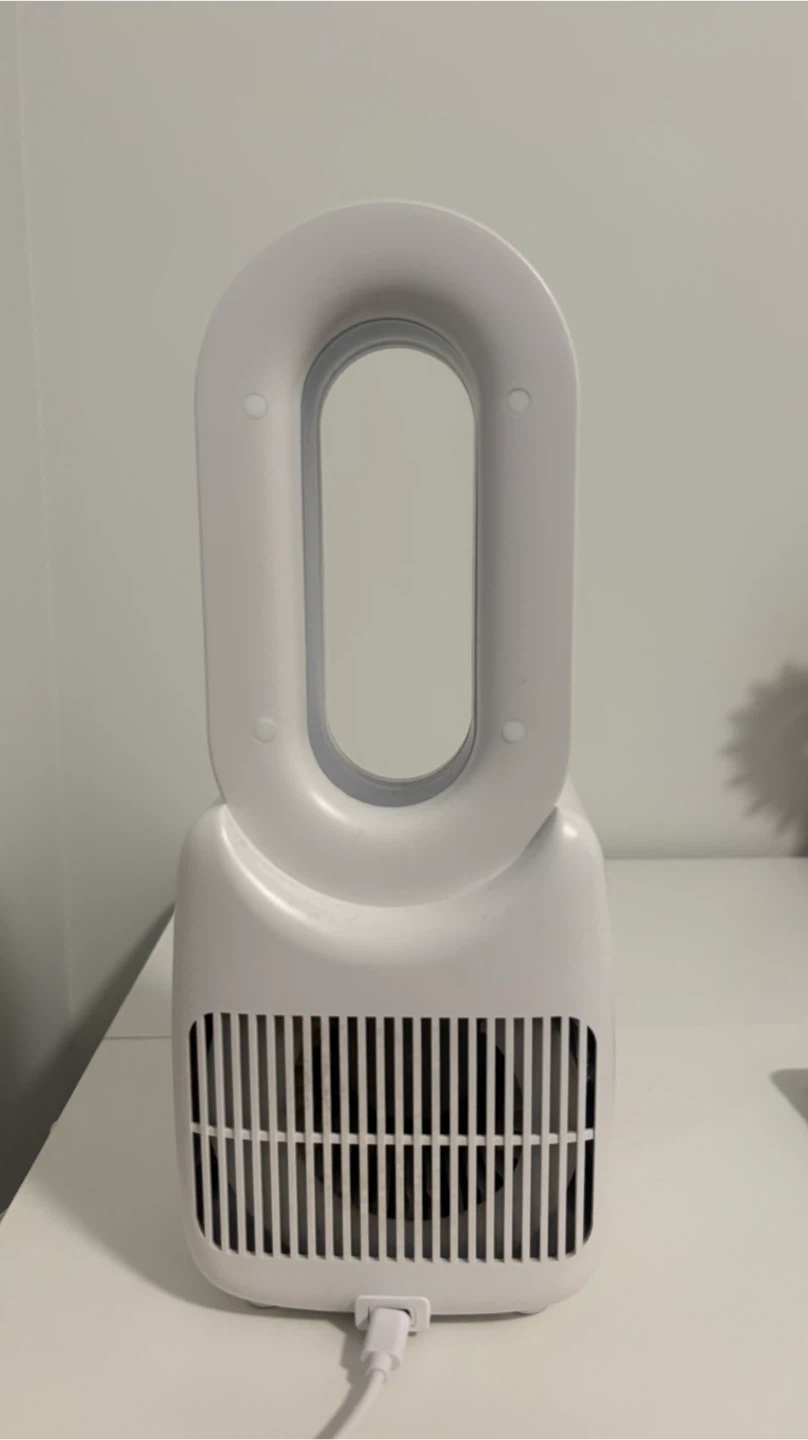 Desk Fan with LED Light - photo 4