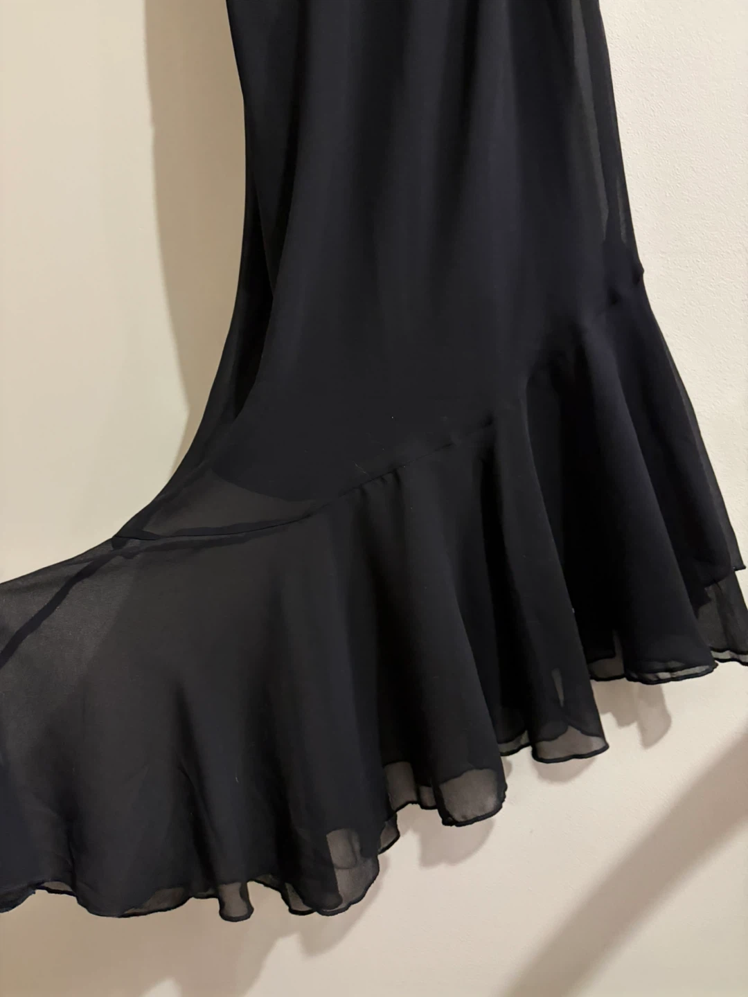 Black V-neck Maxi Dress - photo 3