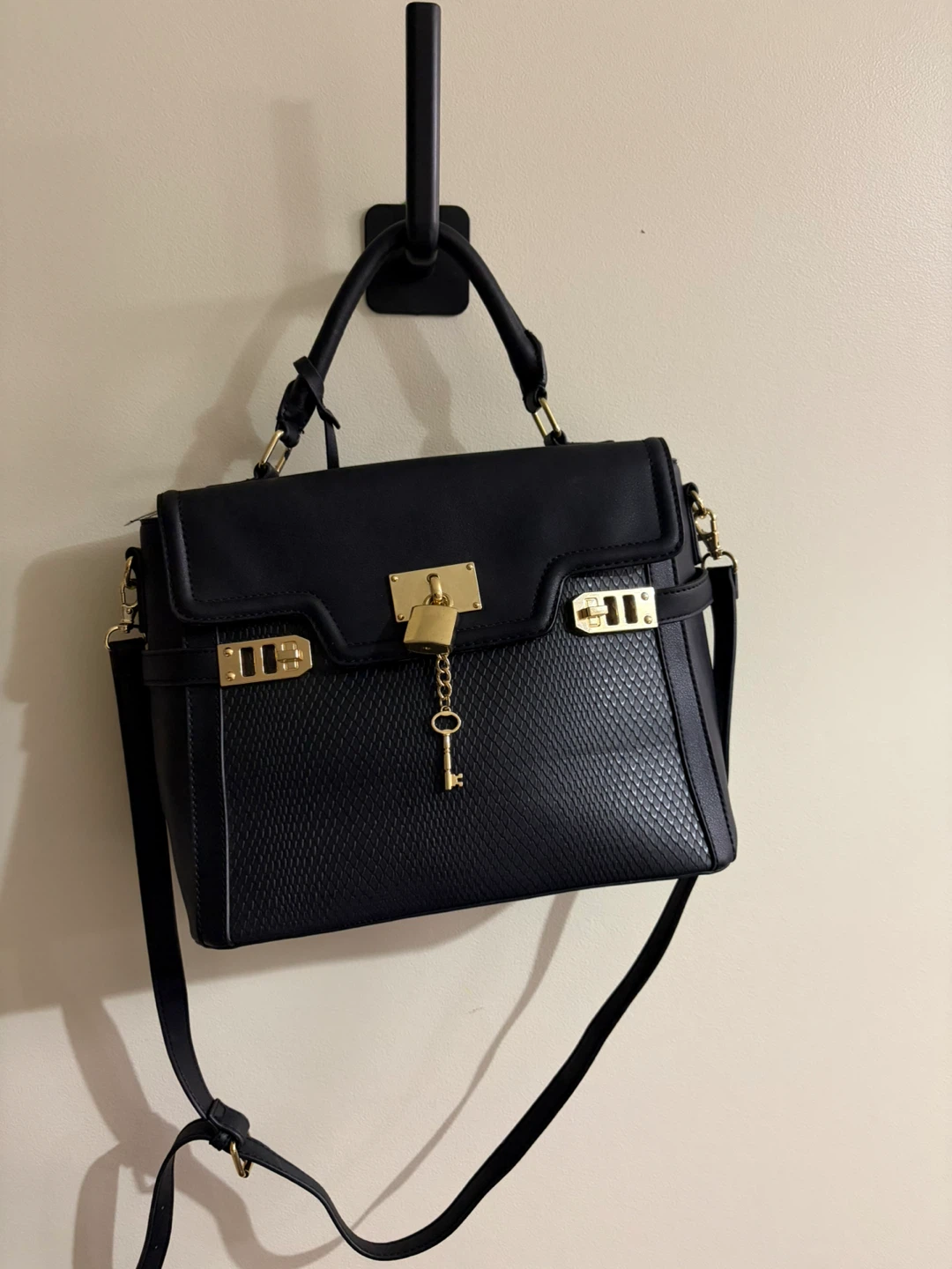 ALDO Black Satchel Handbag