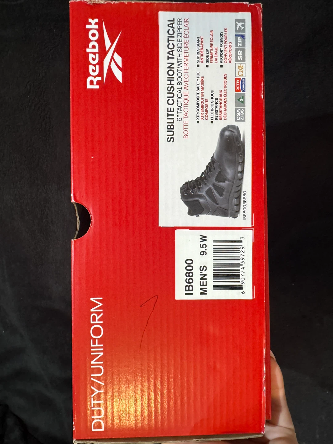 Reebok Sublite Cushion Tactical Boots - Men's 9.5W