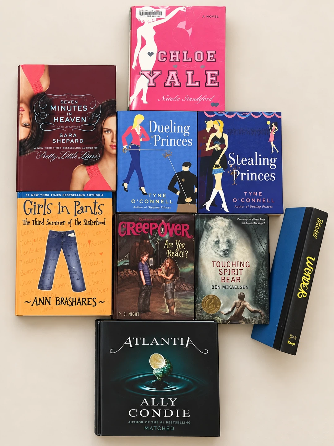 Collection of 9 Young Adult Fiction Books