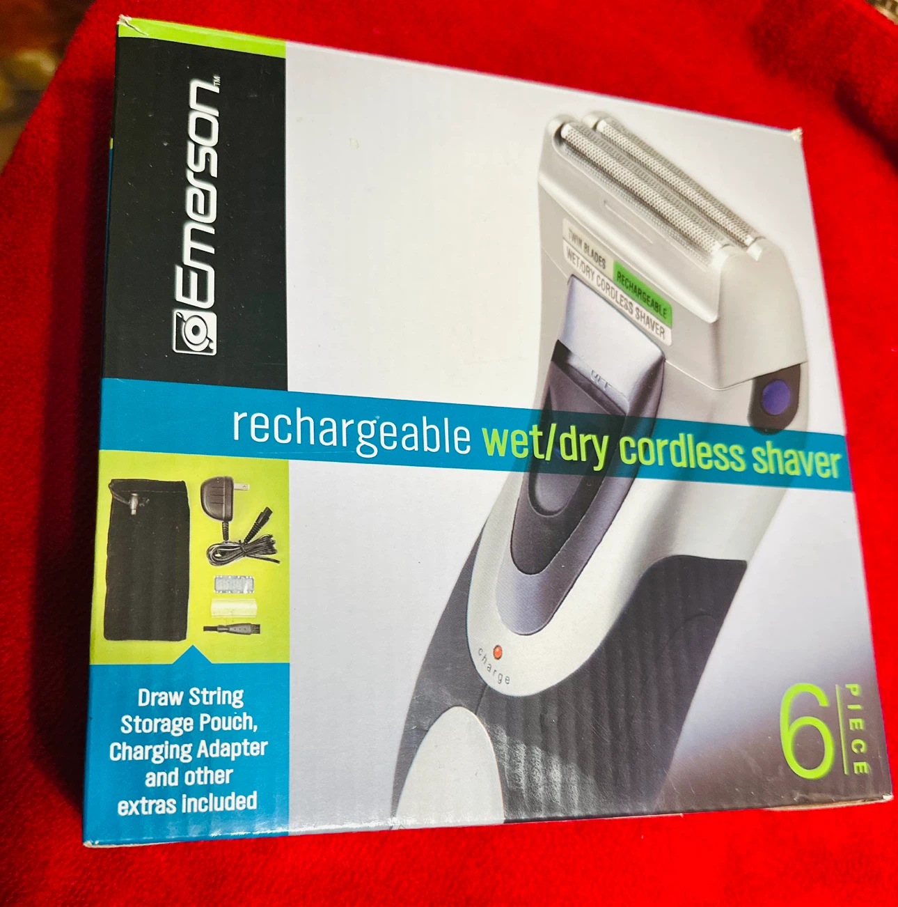 Emerson Rechargeable Wet/Dry Cordless Shaver