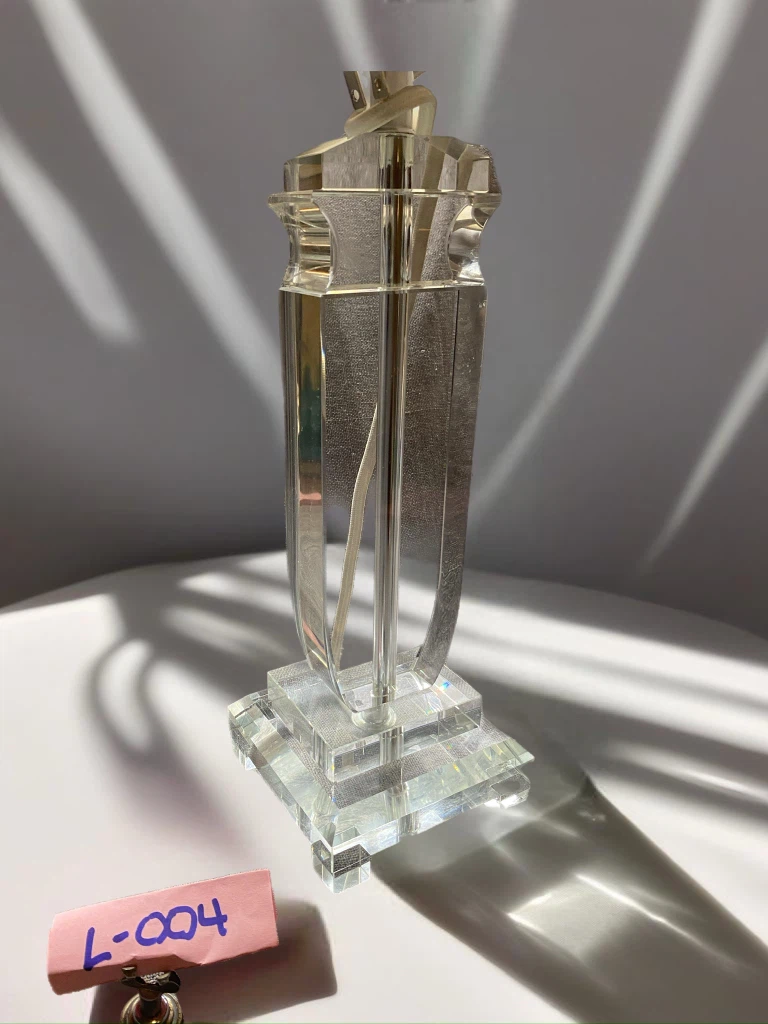 Lead Crystal Table Lamp Base