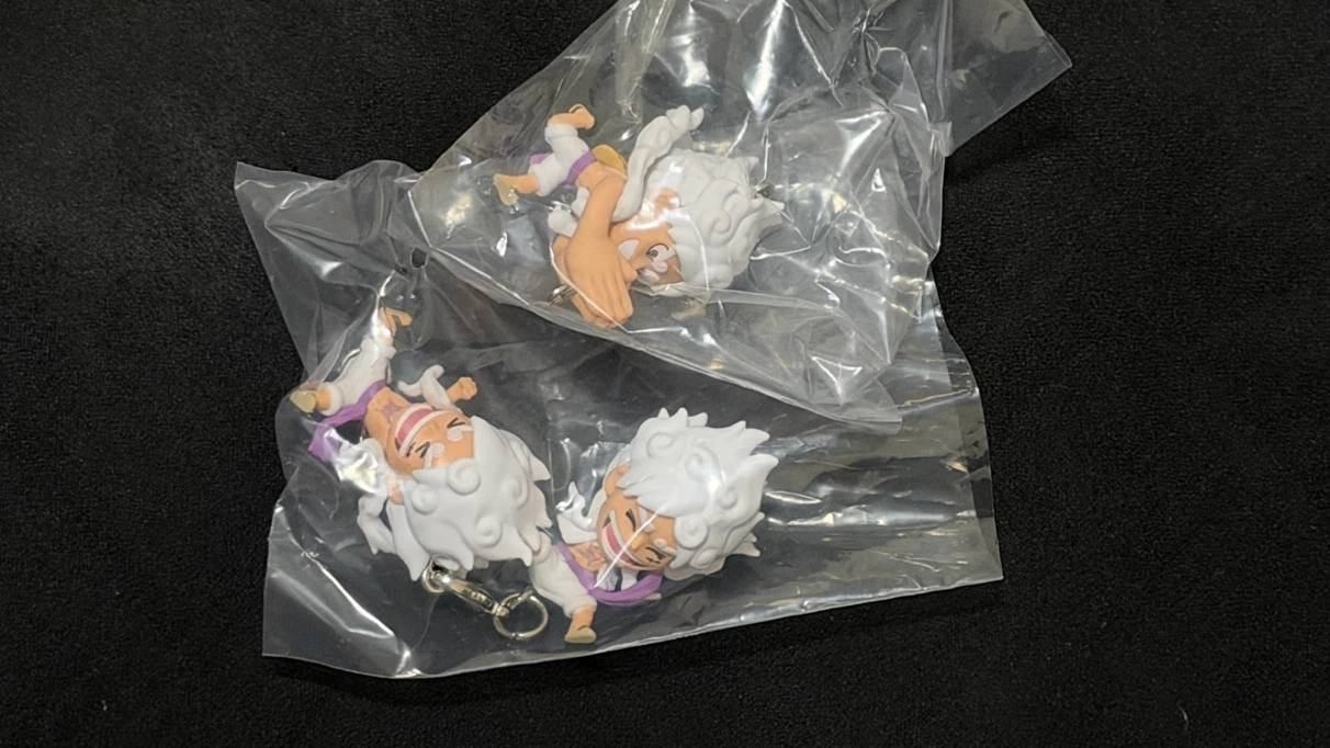 One Piece Luffy Gear 5 Keychain Set