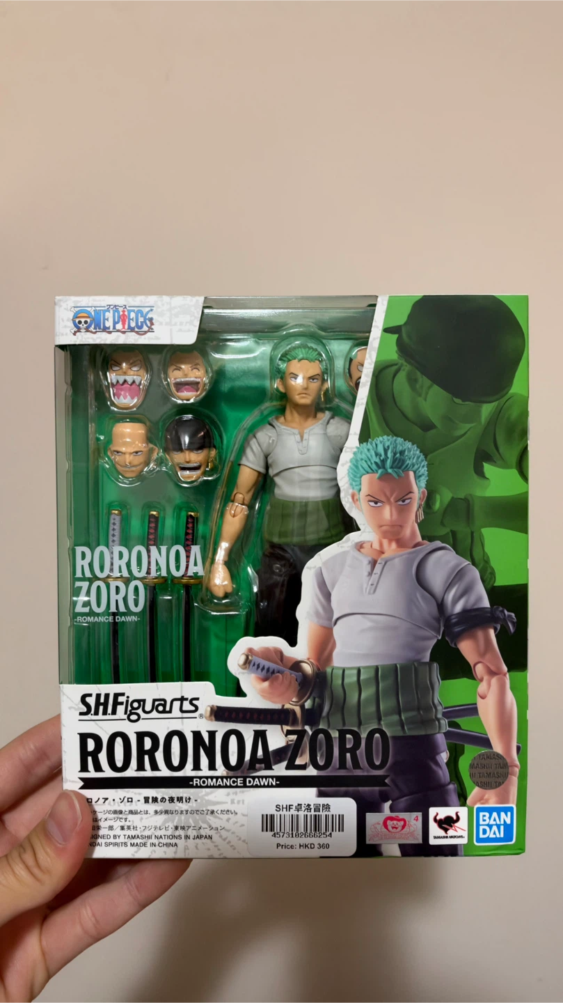 S.H.Figuarts Roronoa Zoro Romance Dawn Action Figure
