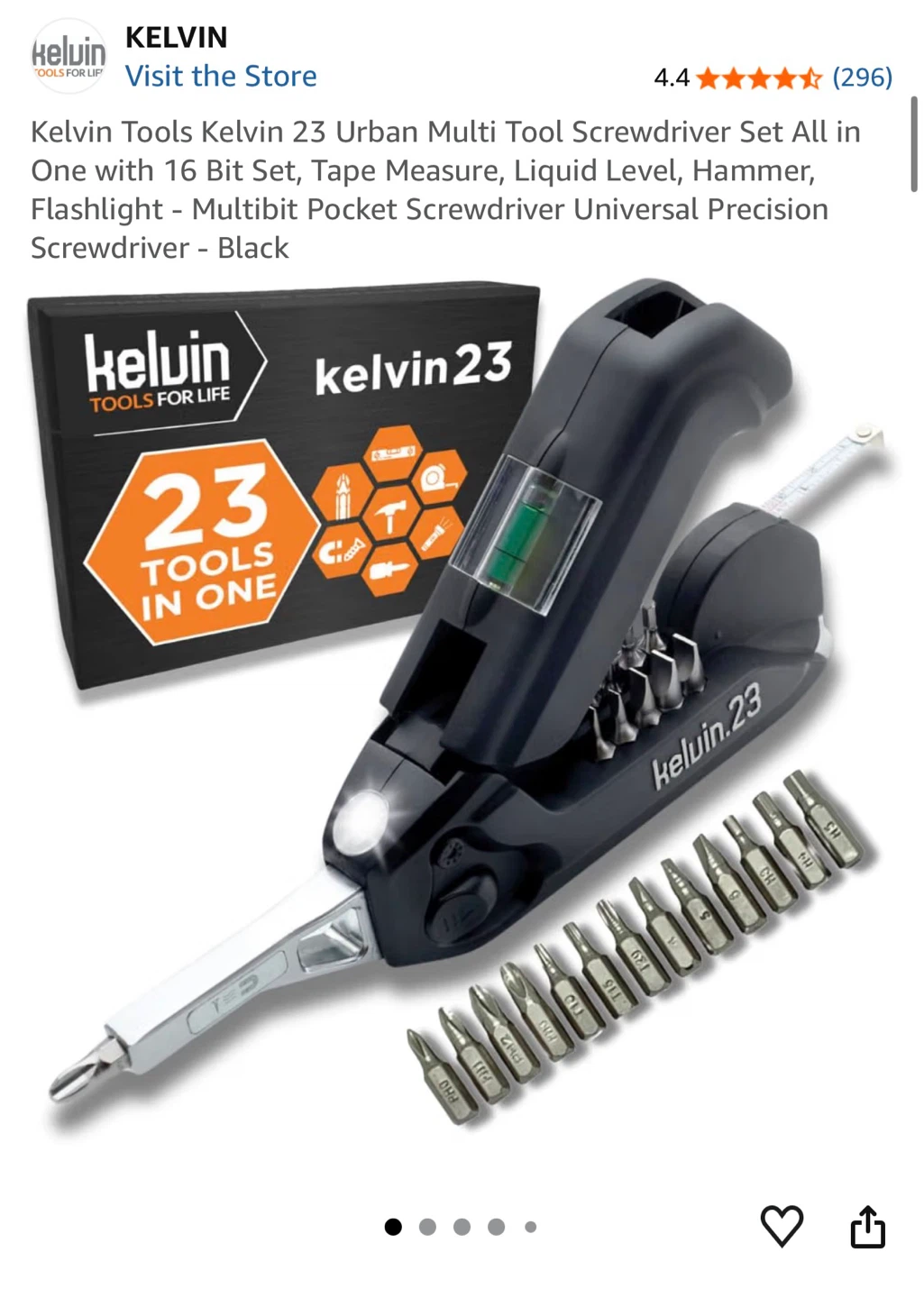 Kelvin 23-in-1 Multi-Tool Screwdriver Set – Like New – $20