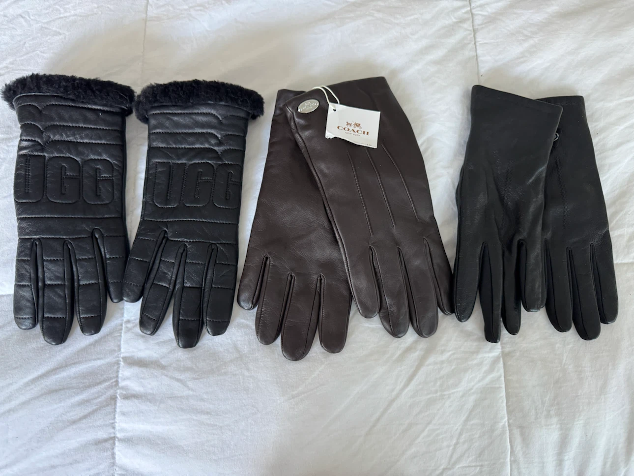 Brand New COACH Ladies Winner Gloves UGG Gloves and