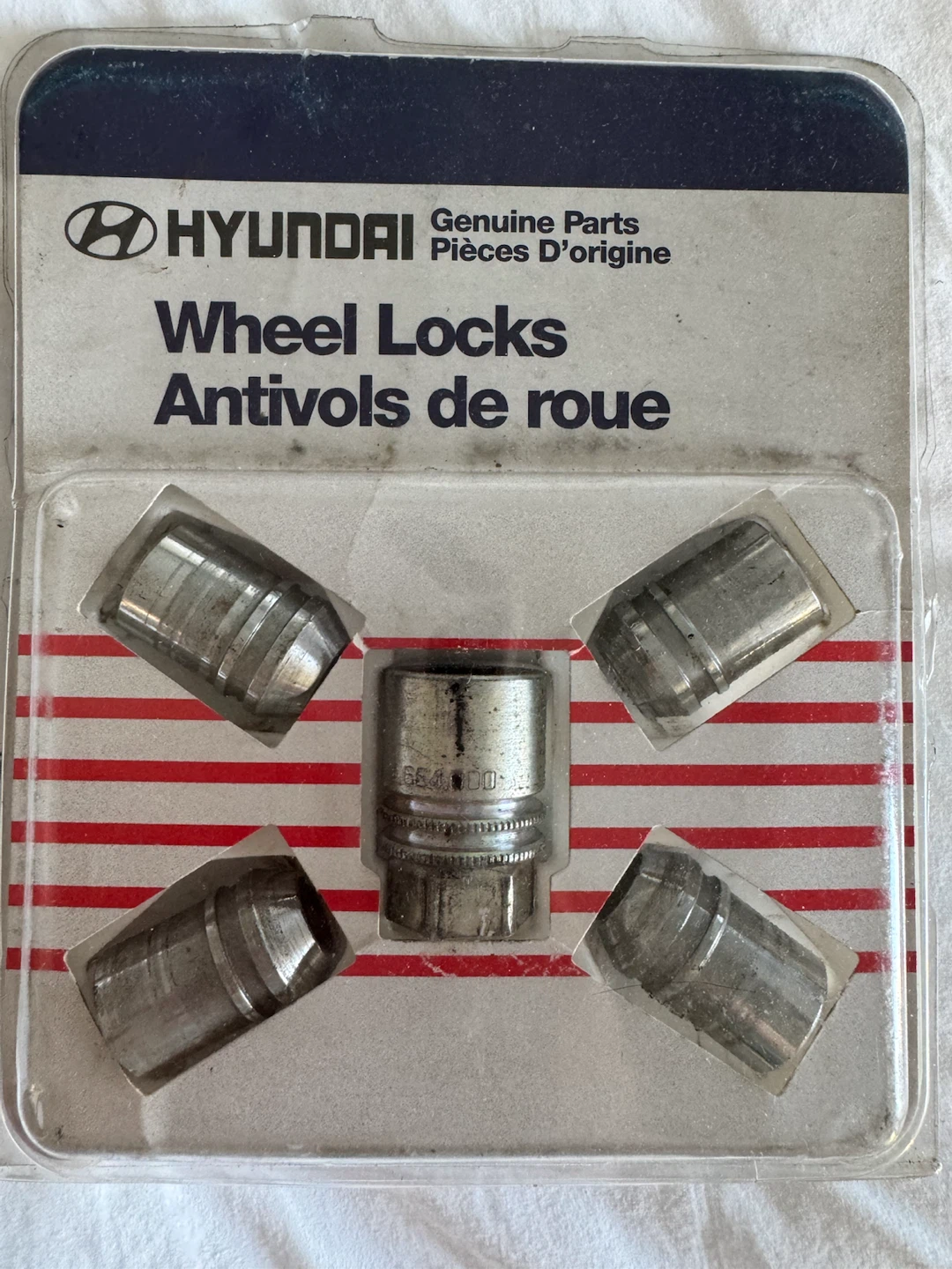 Hyundai Wheel Locks - Brand New package