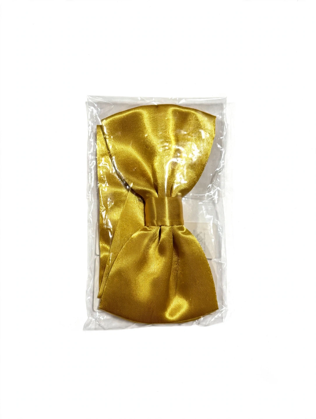 Gold Satin Bowtie - Pre-tied - BNWT - Formal Wedding Party