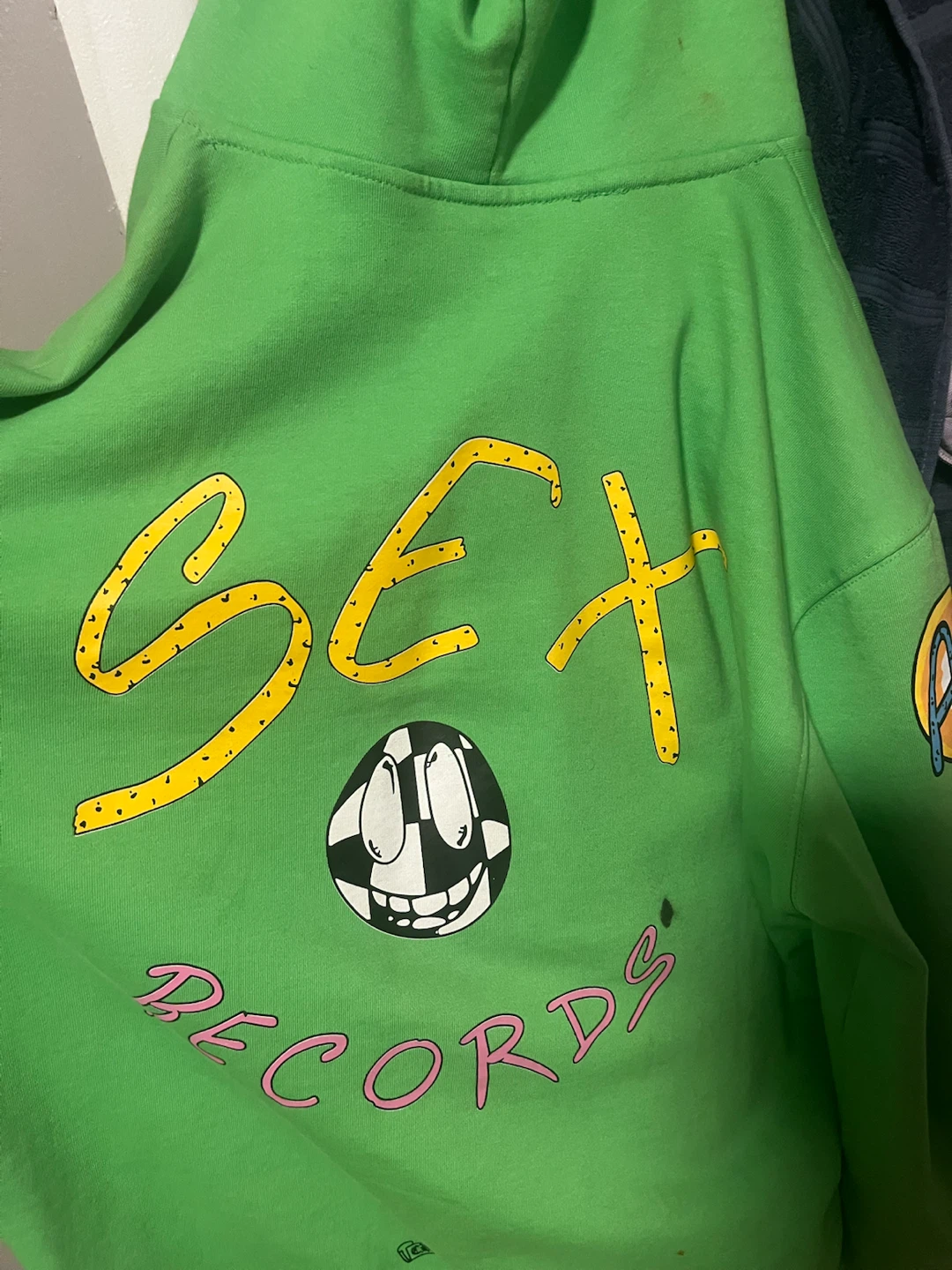 Chrome Hearts x Sex Records Green Hoodie - photo 3
