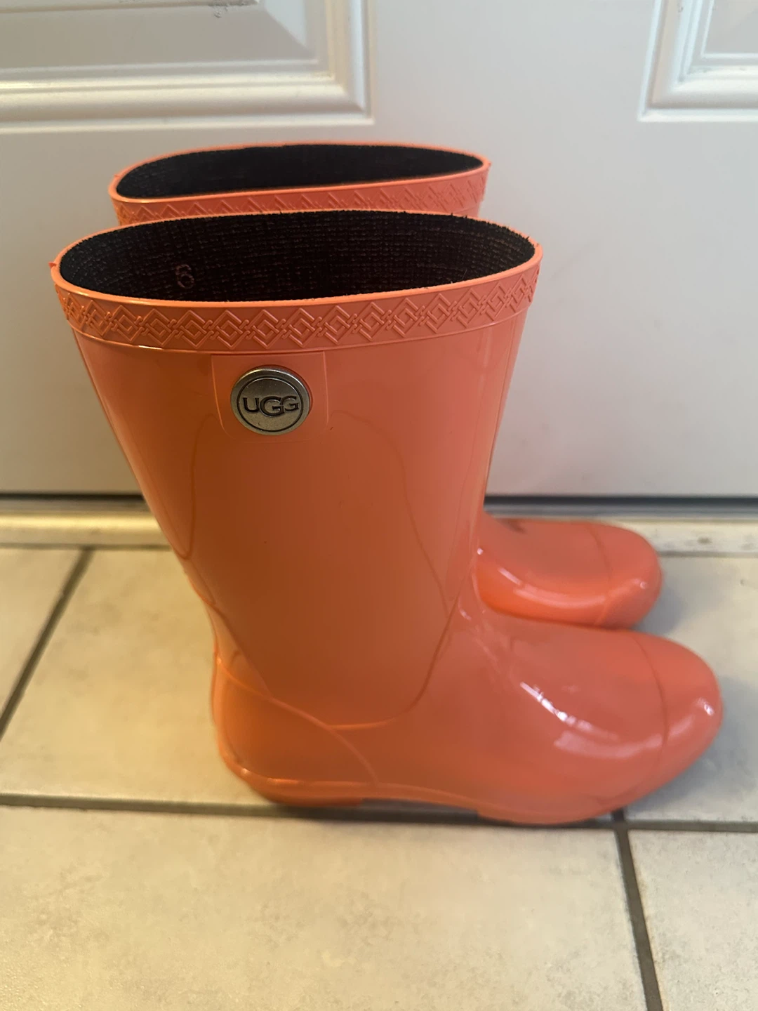 UGG Women's Rain Boots - Orange Size 6
