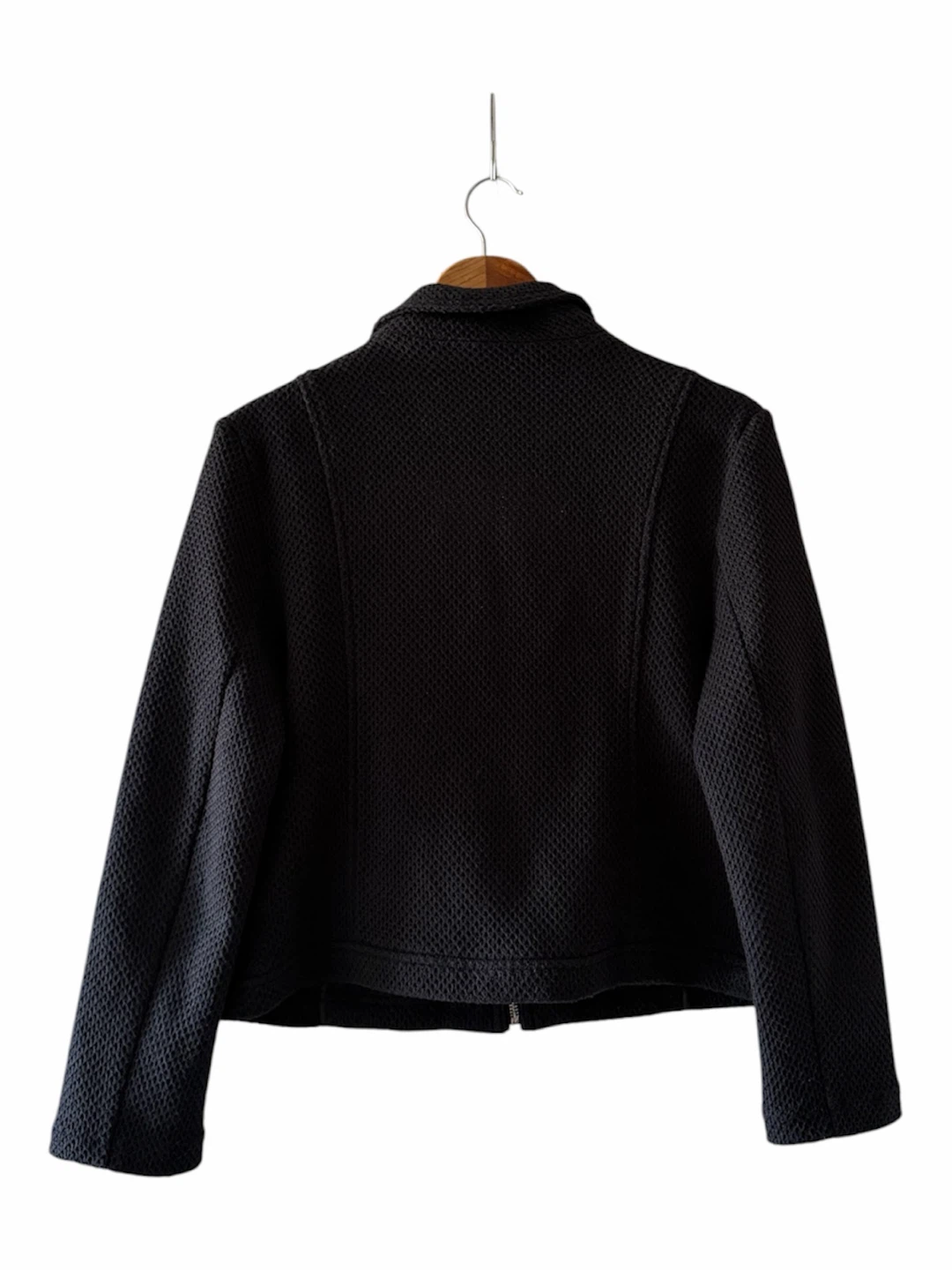 Alfani Women's Black Textured Moto Style Jacket - photo 4