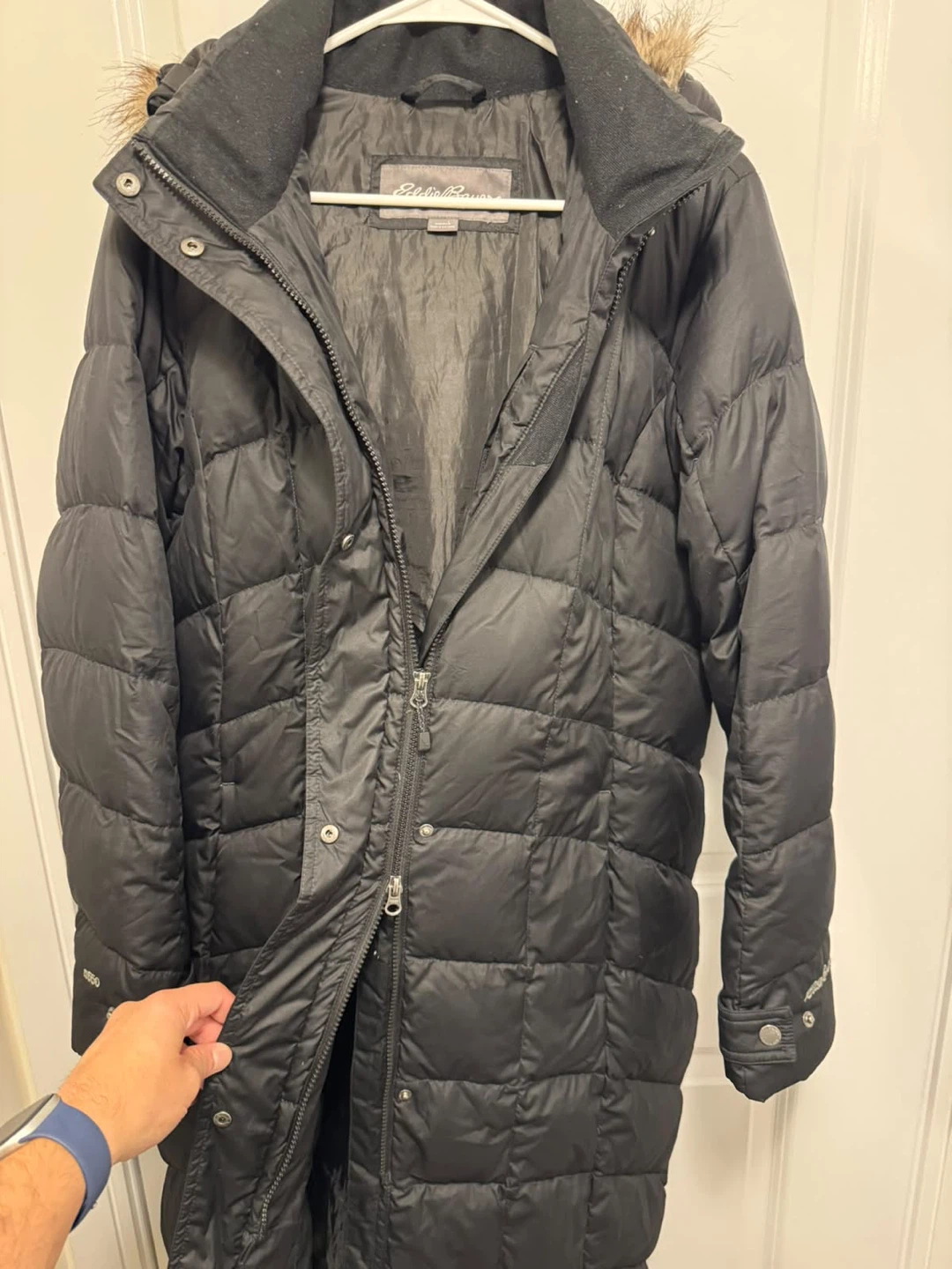 Eddie Bauer Down Parka Coat - Size Large - photo 3