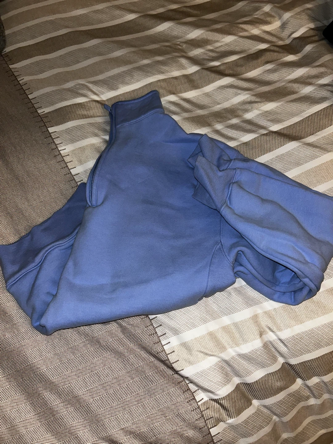 Aritzia COZY SWEATFLEECE BOYFRIEND 1/2 ZIP SWEATSHIRT - photo 2