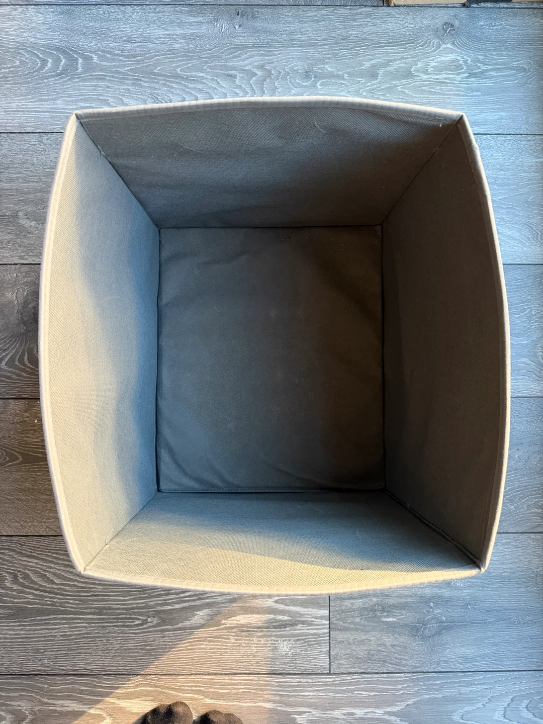 IKEA Collapsible Grey Storage Bin