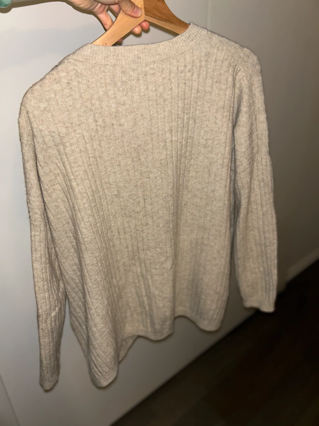 Zara oversized henley button sweater size S - photo 2