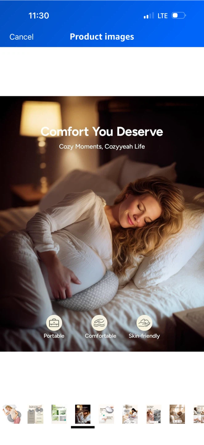 Cozyyeah Plus+ Pregnancy Wedge Pillow - photo 4
