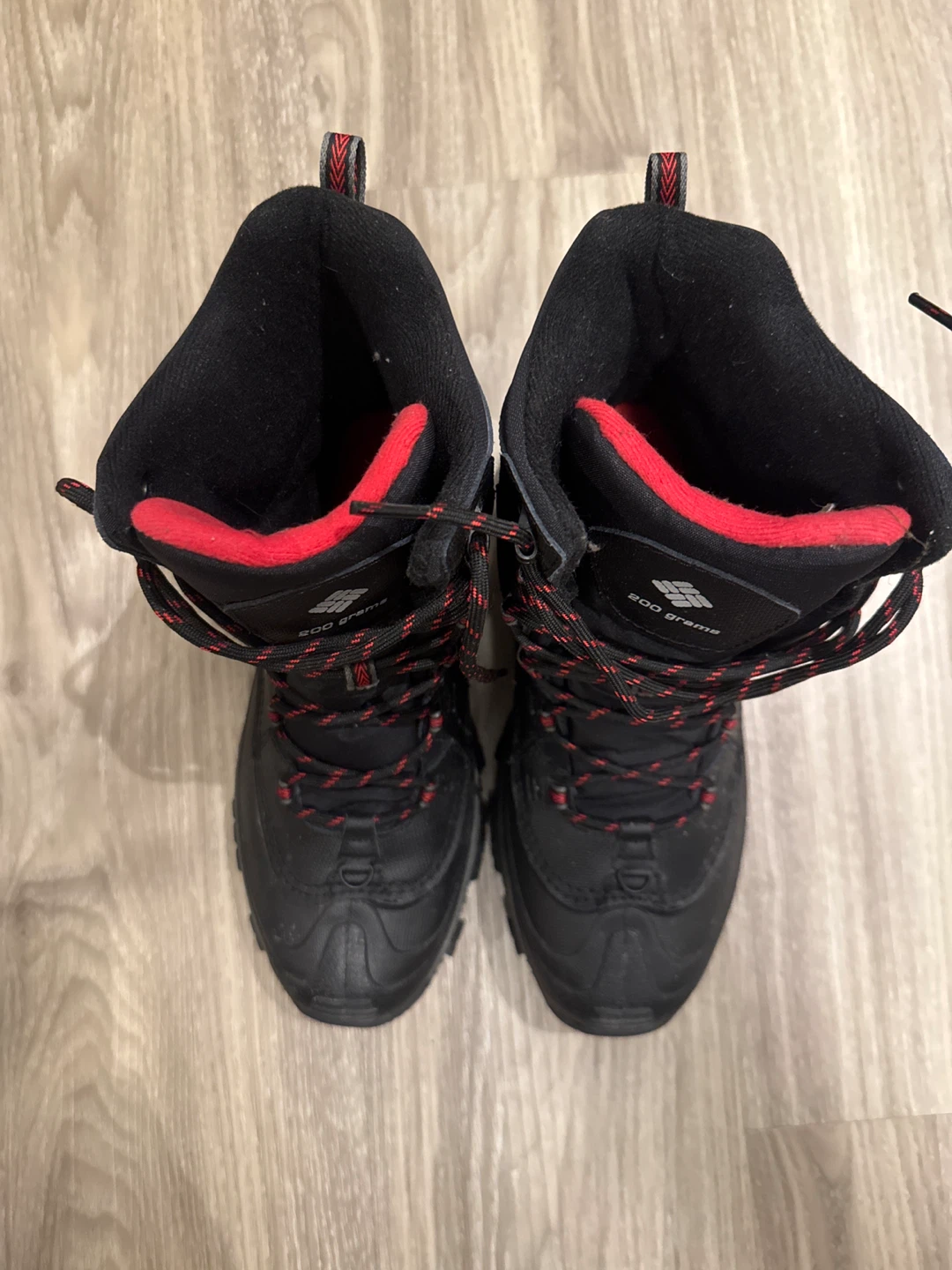 Columbia 200g Winter/snow bugs Boots - Black/Red - photo 2