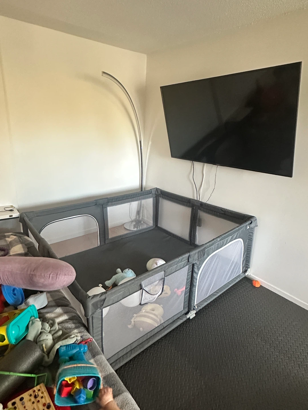 Palopalo Extra Large Baby Playpen 71x59 inch Grey - photo 2