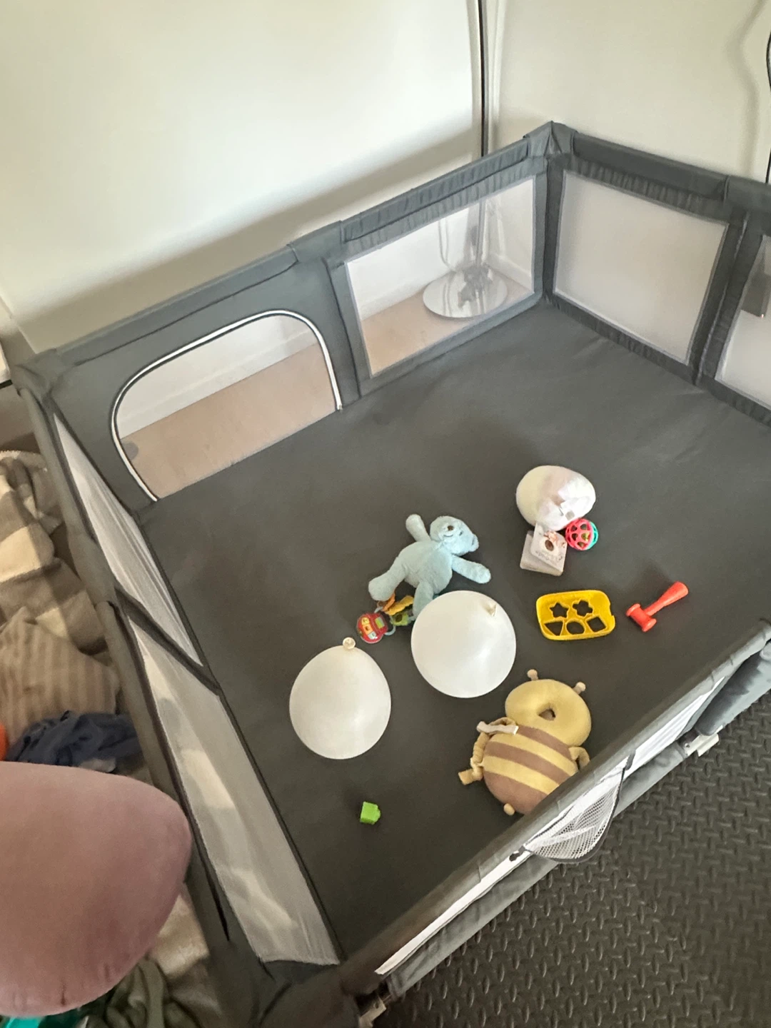 Palopalo Extra Large Baby Playpen 71x59 inch Grey - photo 4