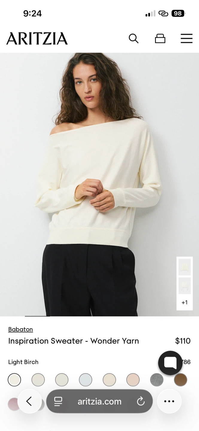 Aritzia Babaton Inspiration Sweater - Wonder Yarn - photo 2