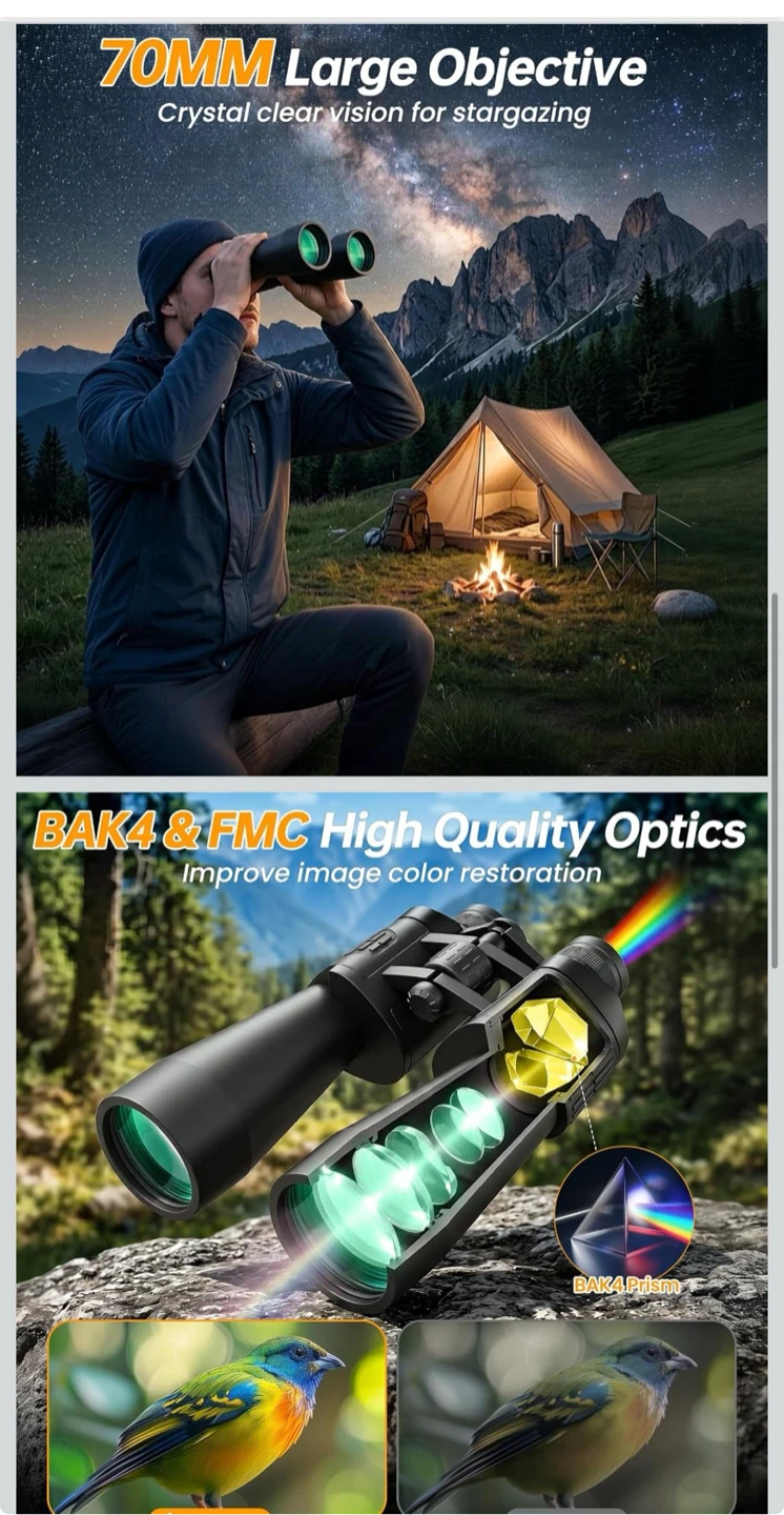 Aurosports 20x High Powered Binoculars - photo 3