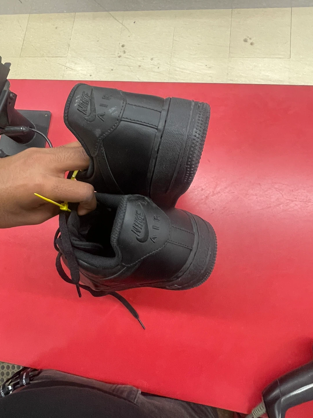 Nike Air Force 1 Black Sneakers - photo 3