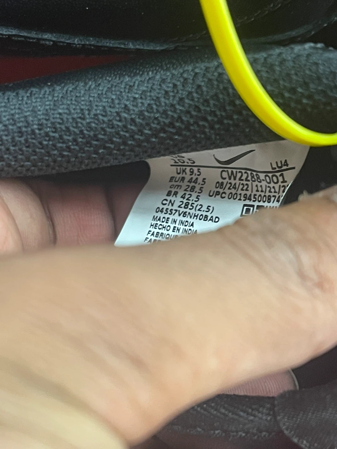 Nike Air Force 1 Black Sneakers - photo 5