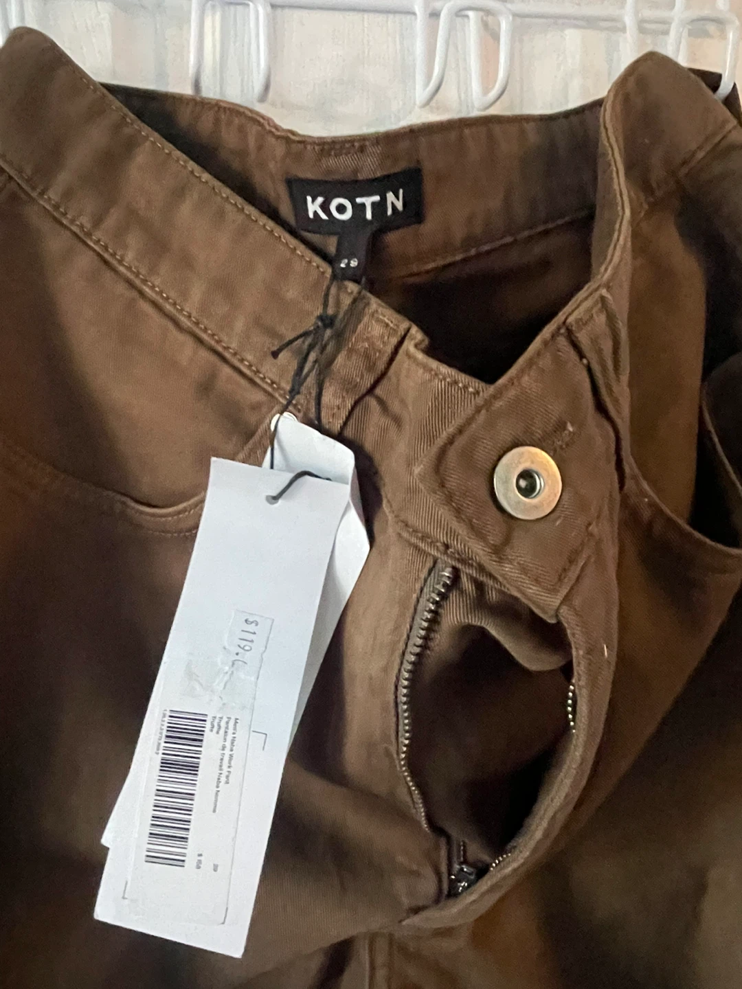KOTN Naha Work Pant - Truffle - Size 29