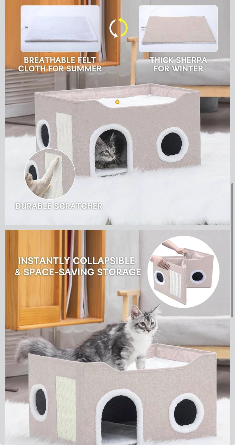 Collapsible Cat House and Bed - photo 3