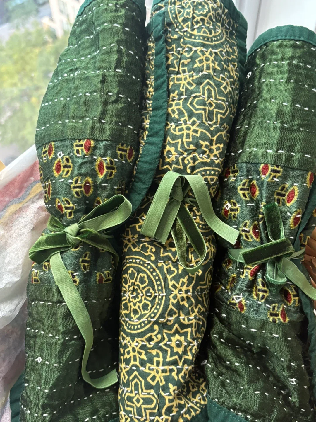 Madhubani Art and Kantha Quilt Gift Basket - photo 4