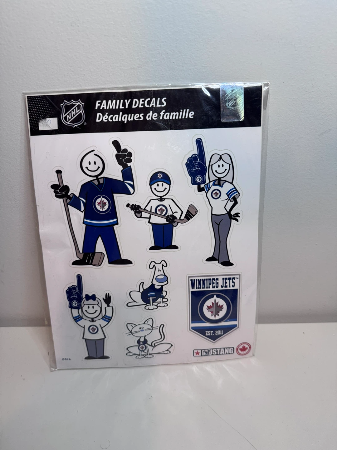 Winnipeg Jets Family Decals