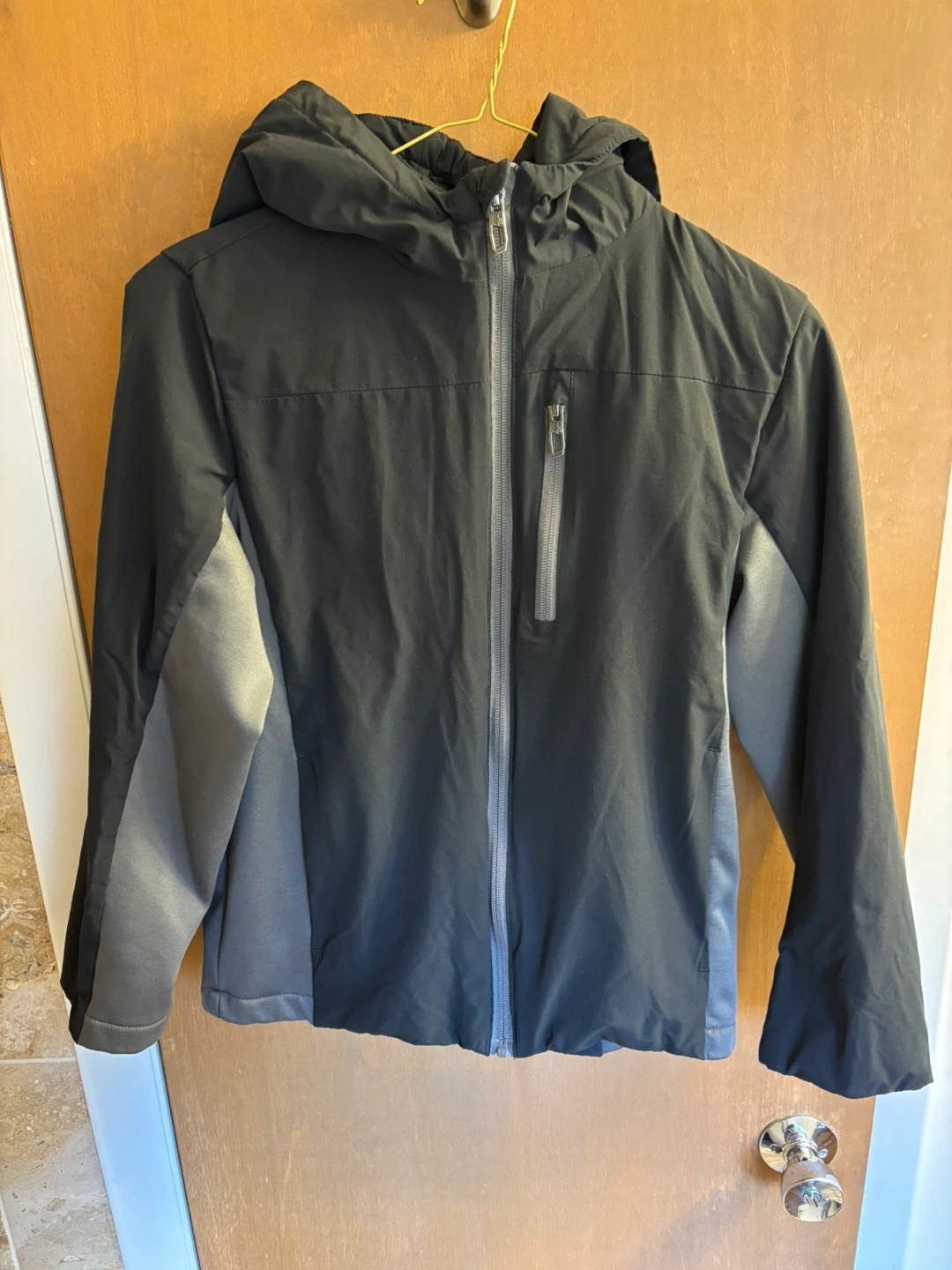 Spyder Black Hooded Jacket