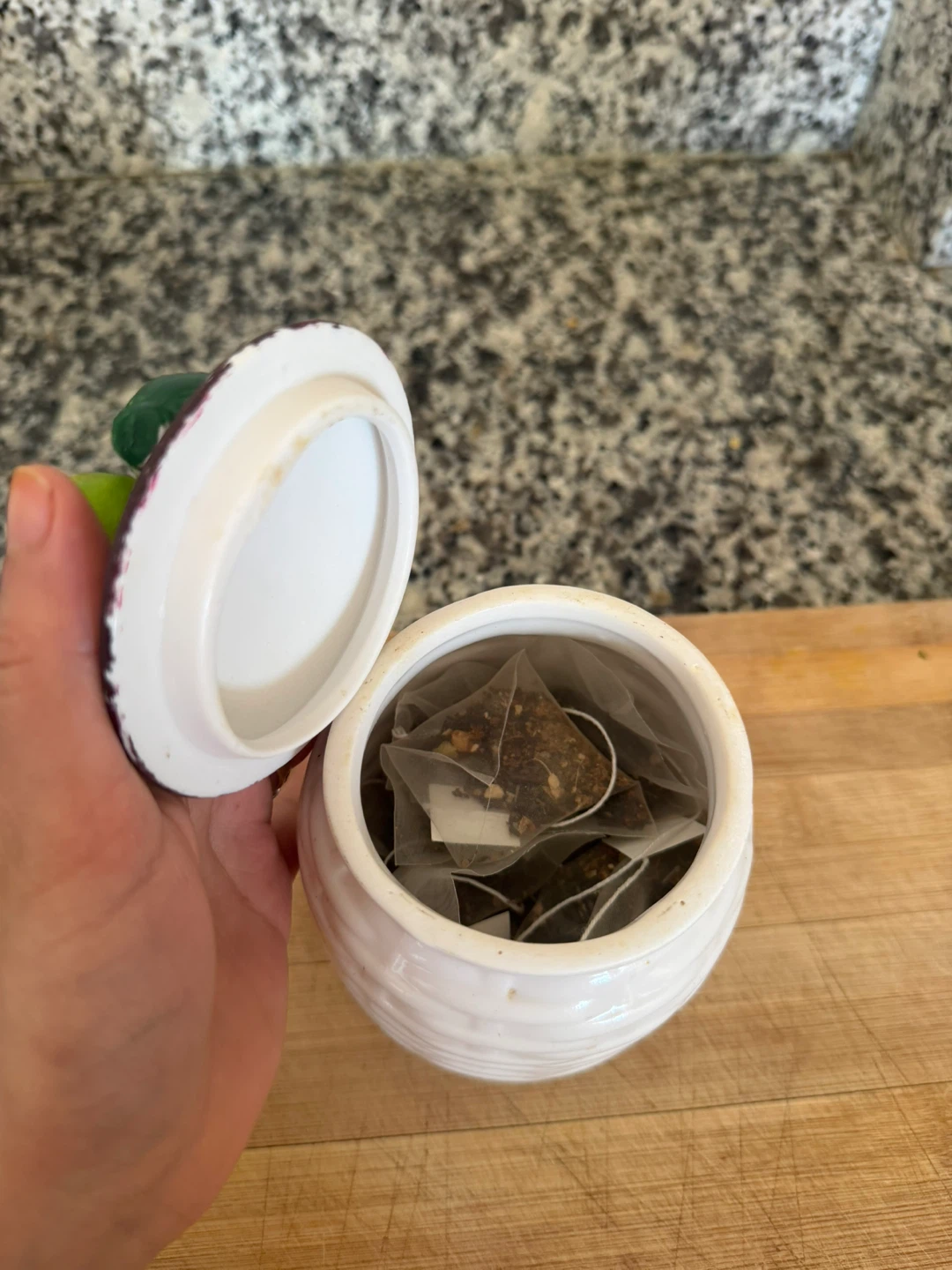 Decorative Food Themed Ceramic Storage Jar - photo 3