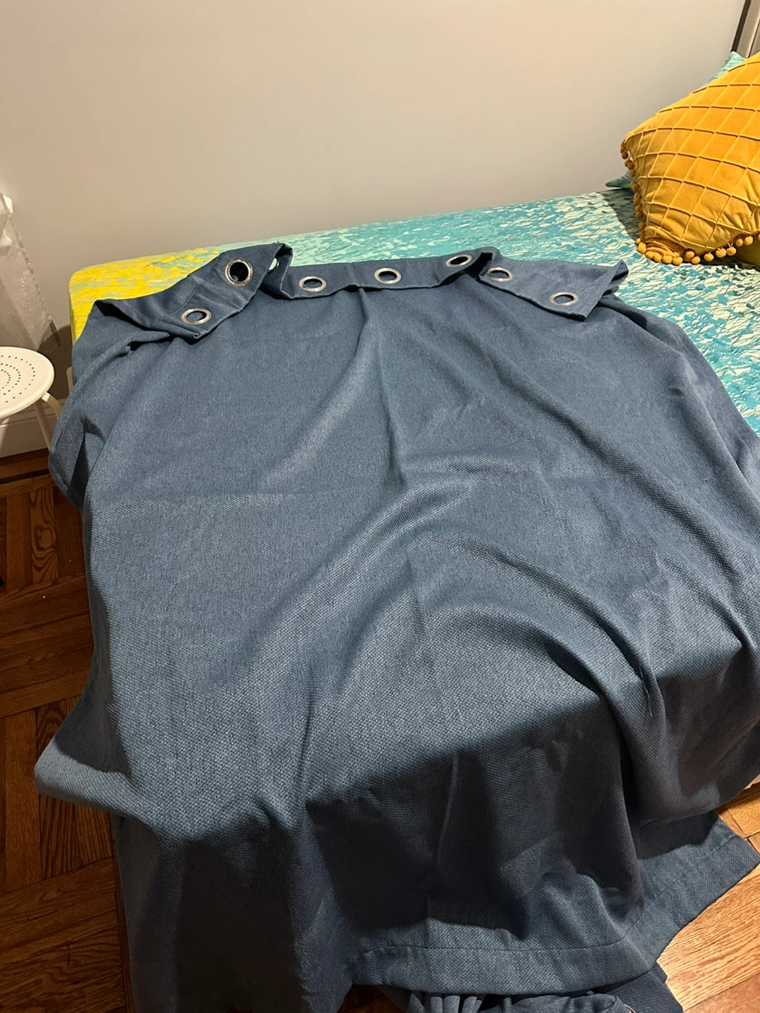 Blue Grommet Curtains - photo 3