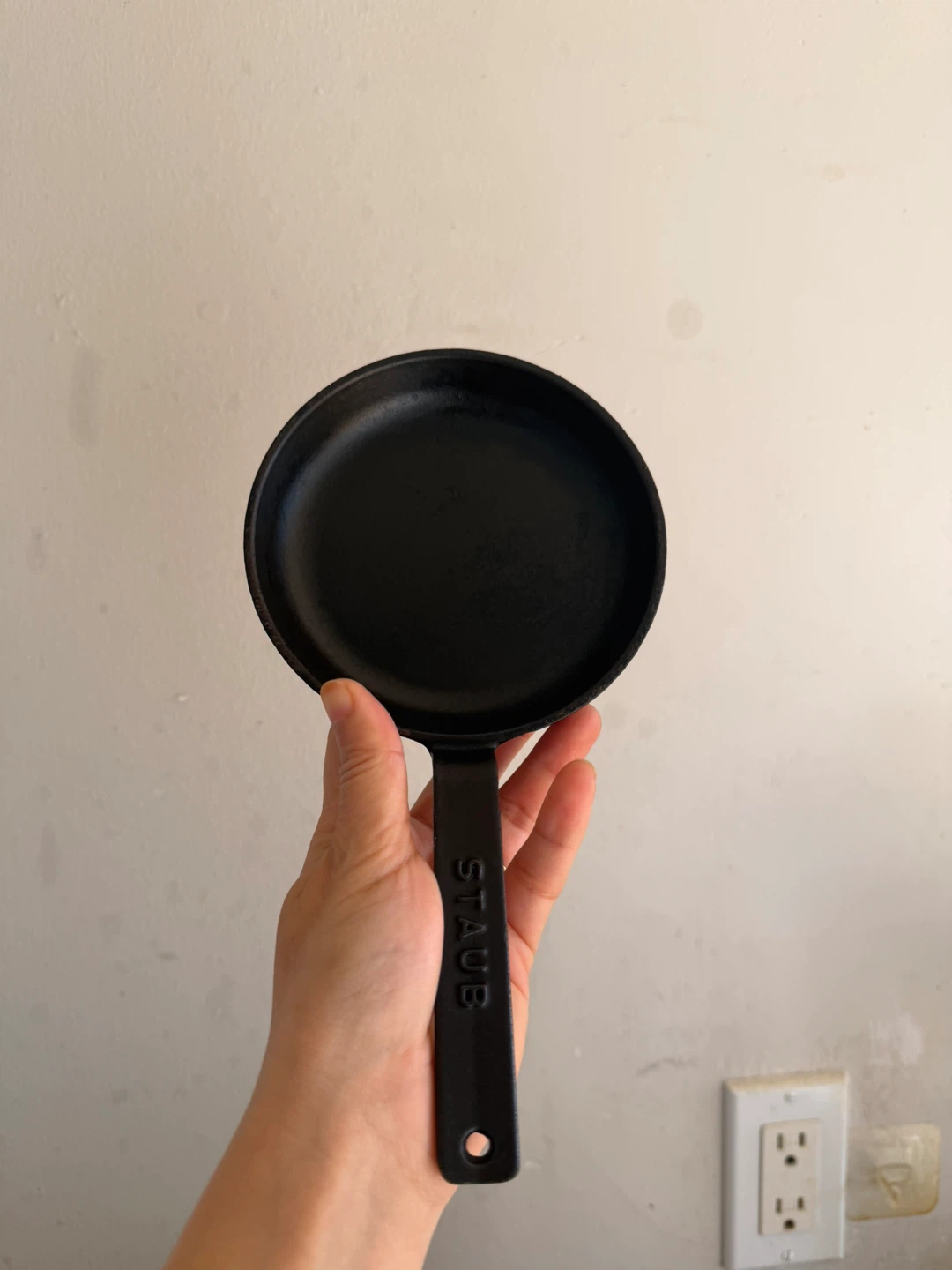 Staub cast iron mini skillet