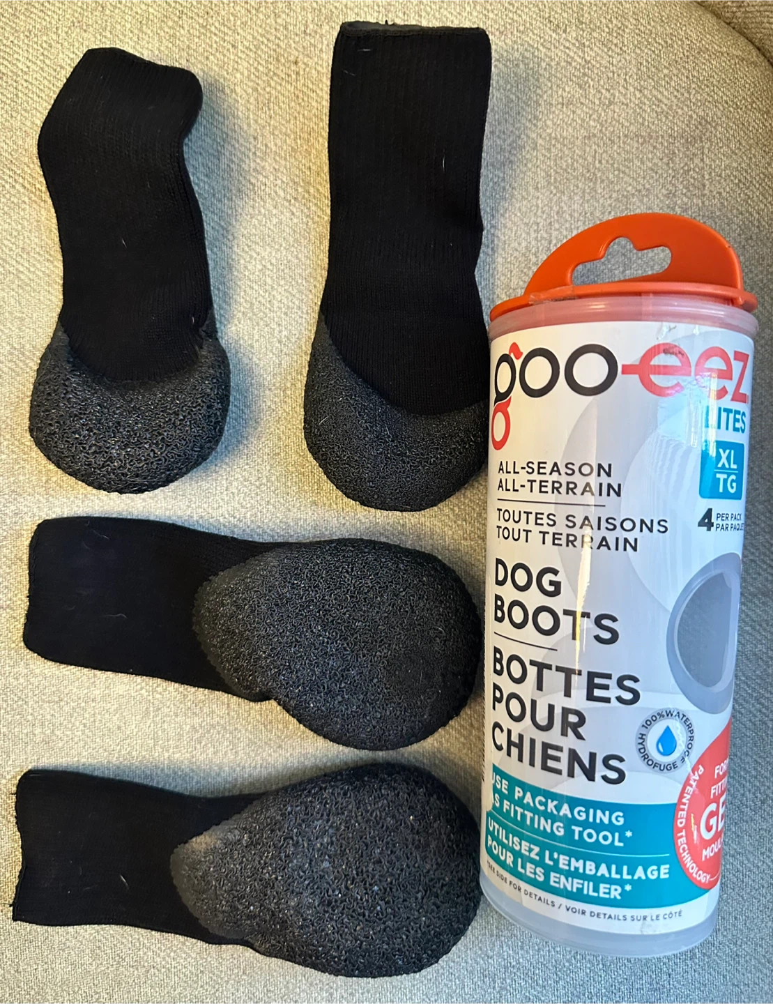 Goo-eez Lites Dog Boots - Size XL
