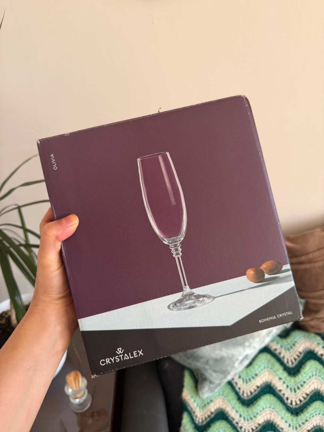 Crystalex Olivia Champagne Flutes - Set of 6