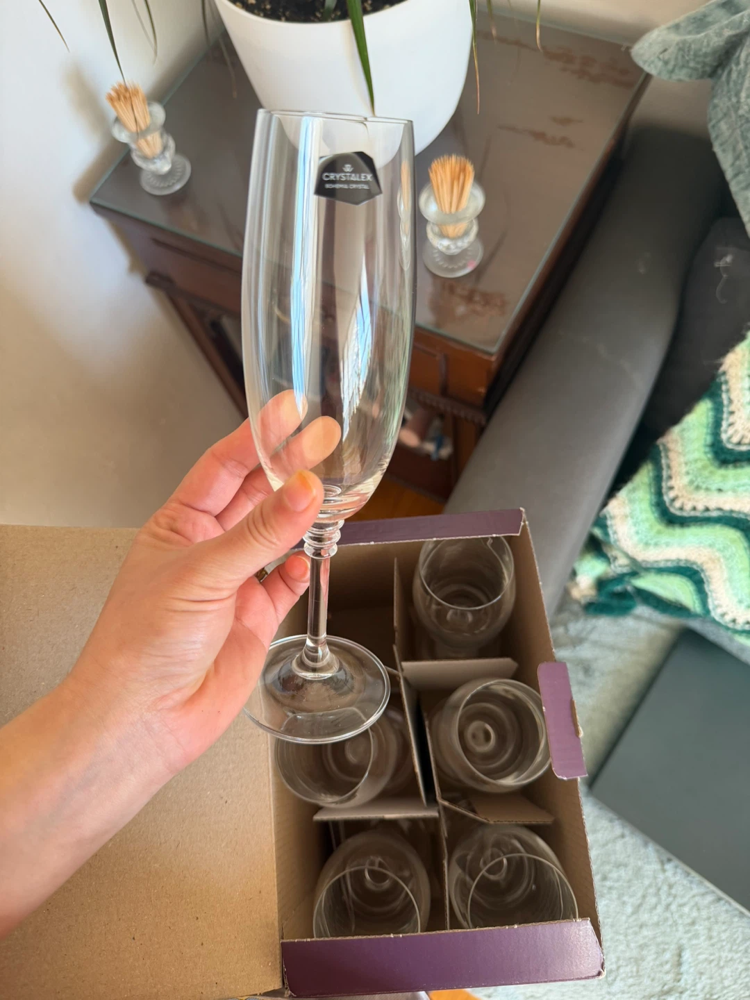 Crystalex Olivia Champagne Flutes - Set of 6 - photo 4