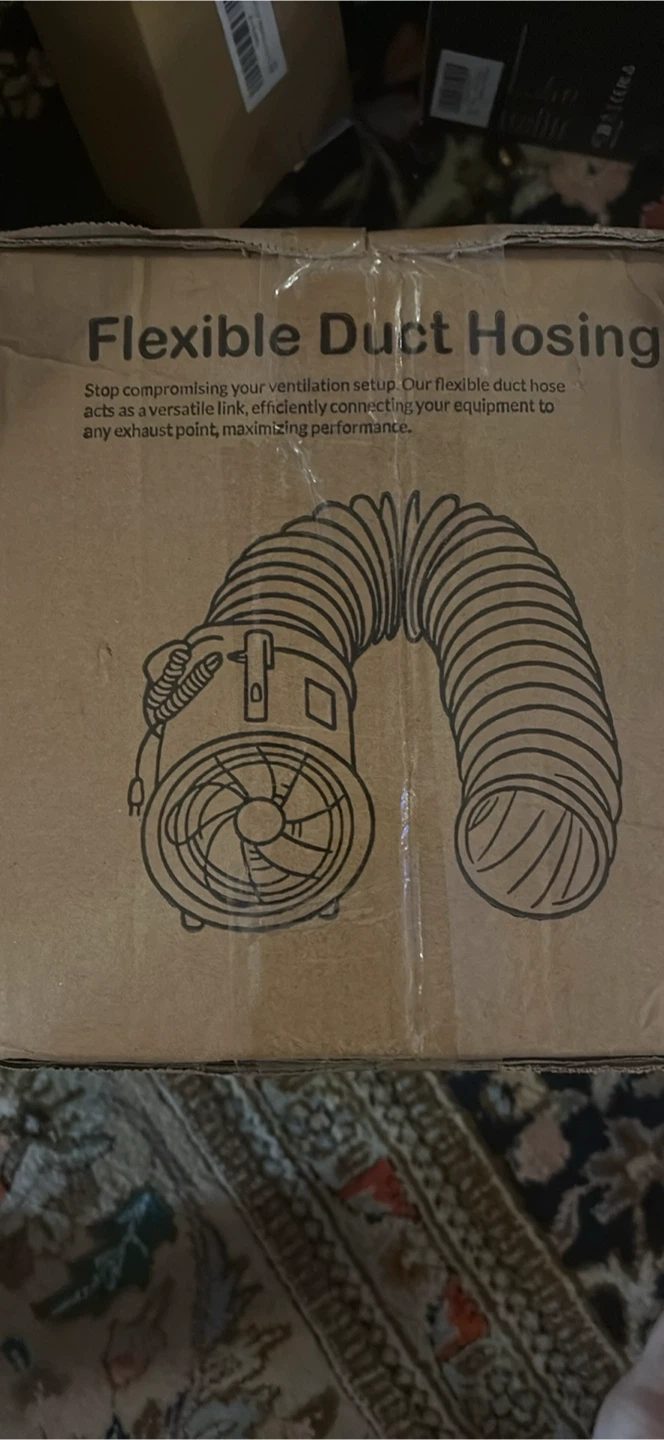 8 inch by 25 foot Flexible PVC Duct Hose - photo 2