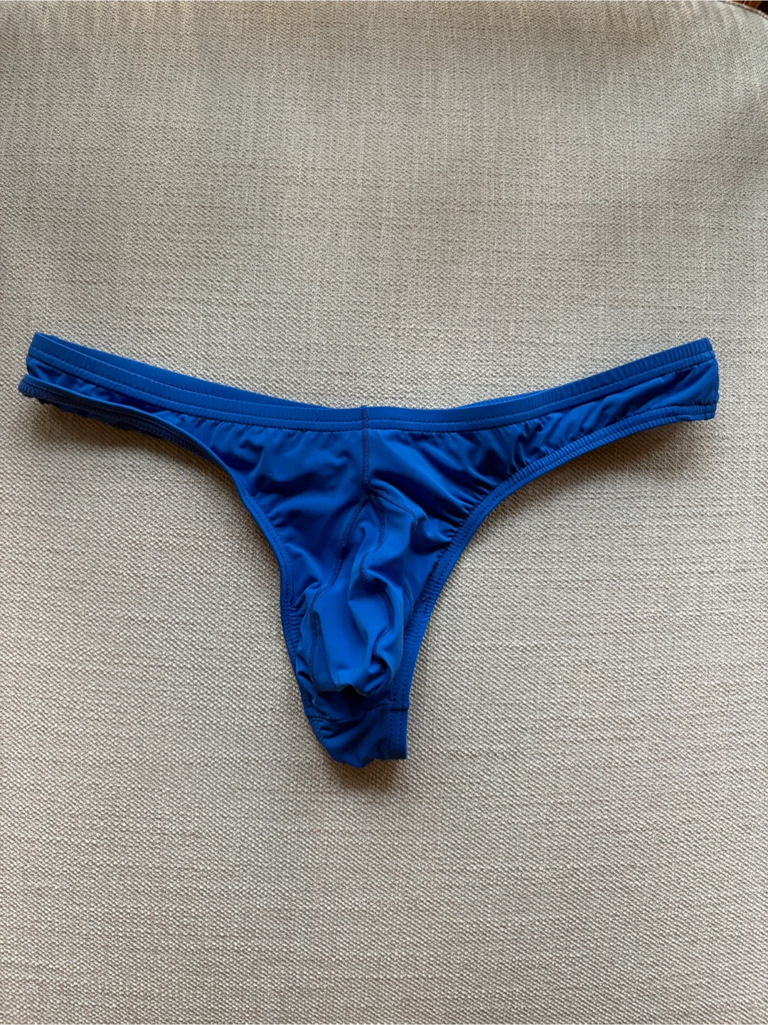 Men’s Underwear - Blue  Thong