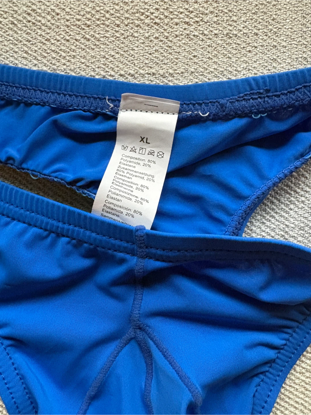 Men’s Underwear - Blue  Thong - photo 3