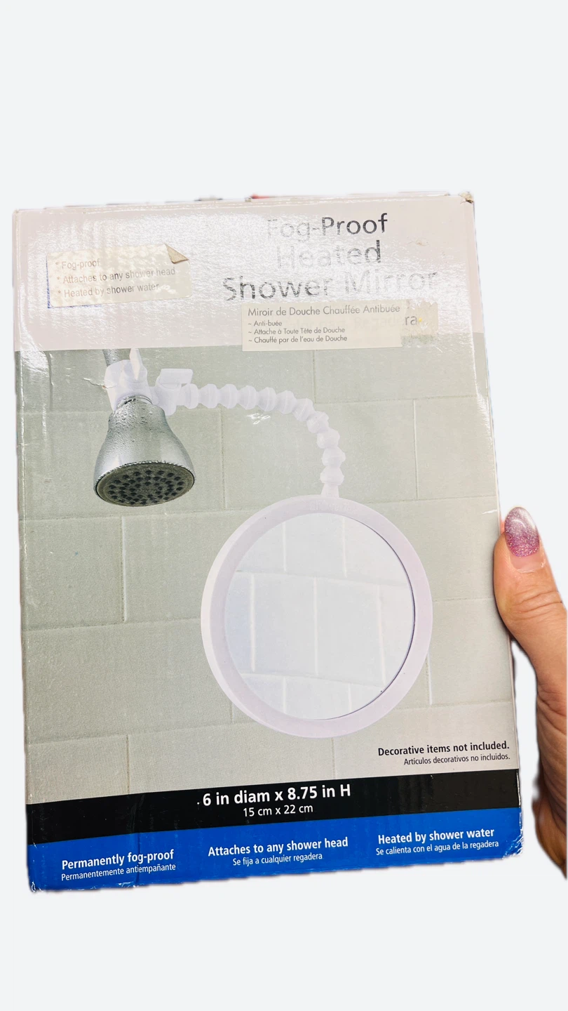 Momentum Brands Fog-Proof Heated Shower Mirror