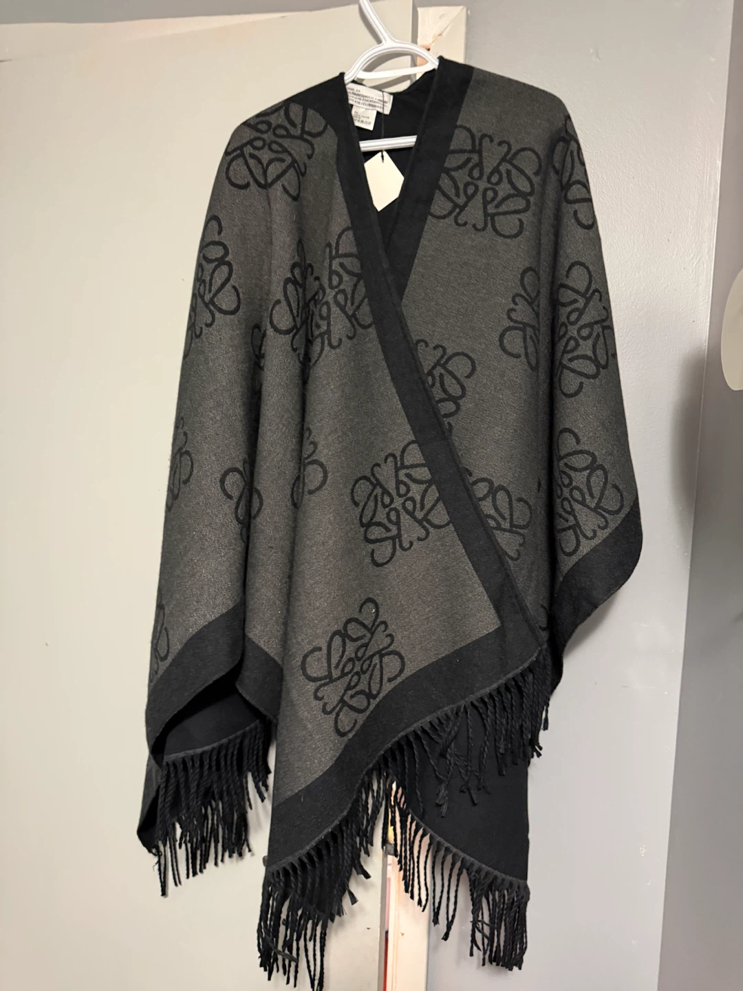 Wool and Cashmere Poncho