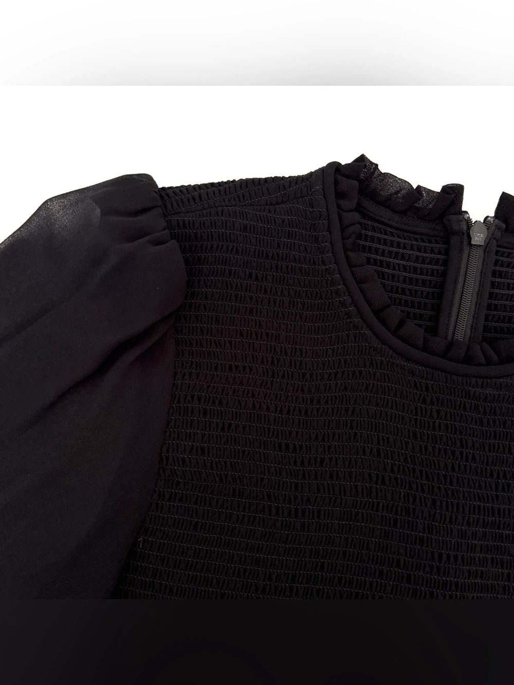 Aritzia Wilfred Tempest Blouse, Size M, Black Color - photo 5