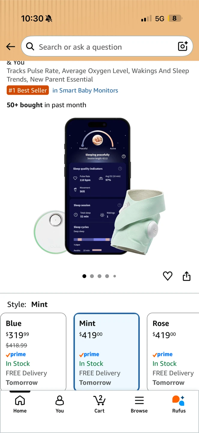 Owelet dream sock